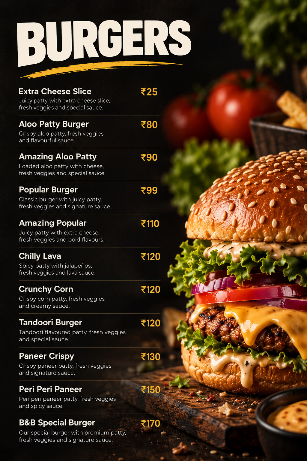 Burger Menu