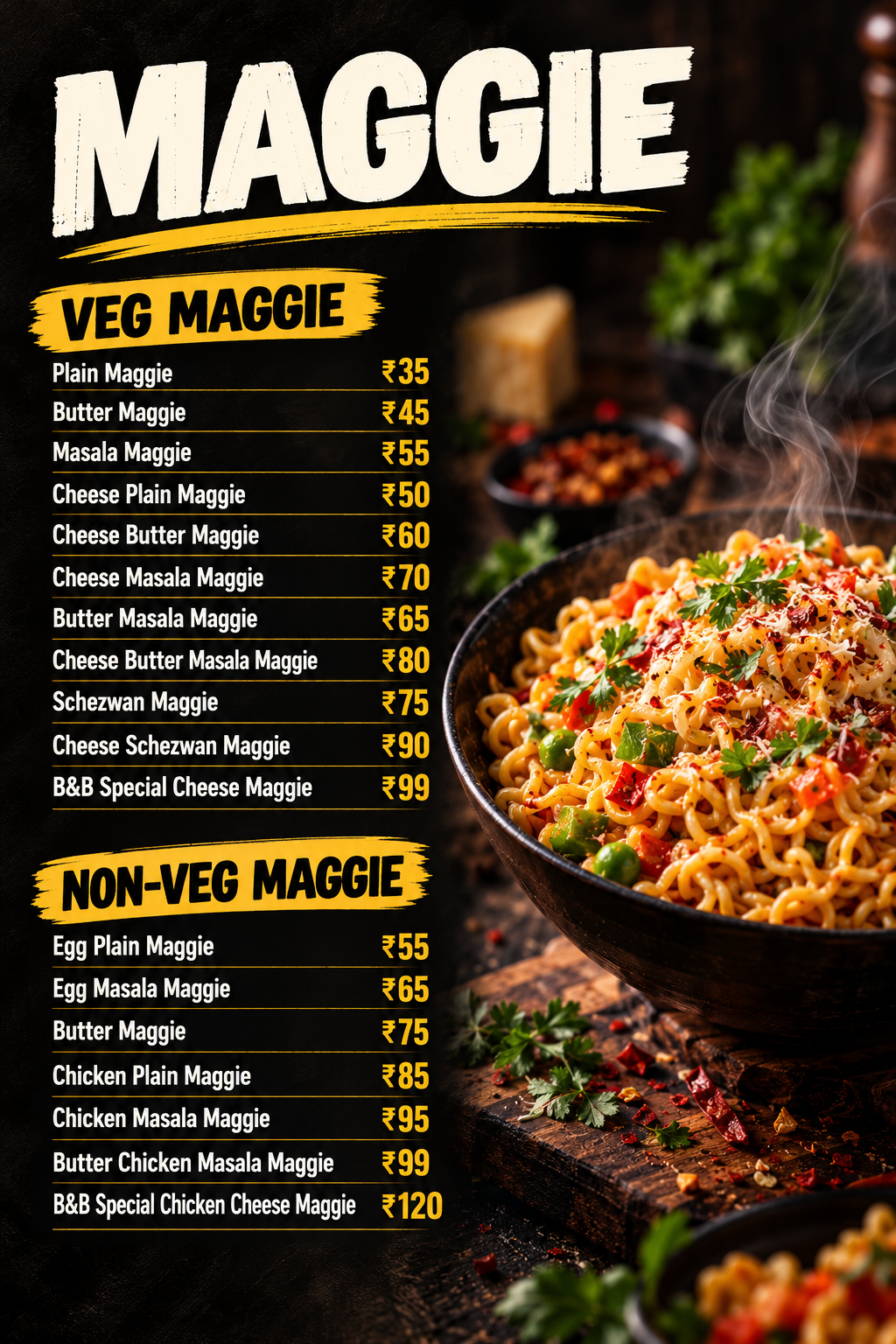 Maggi Menu