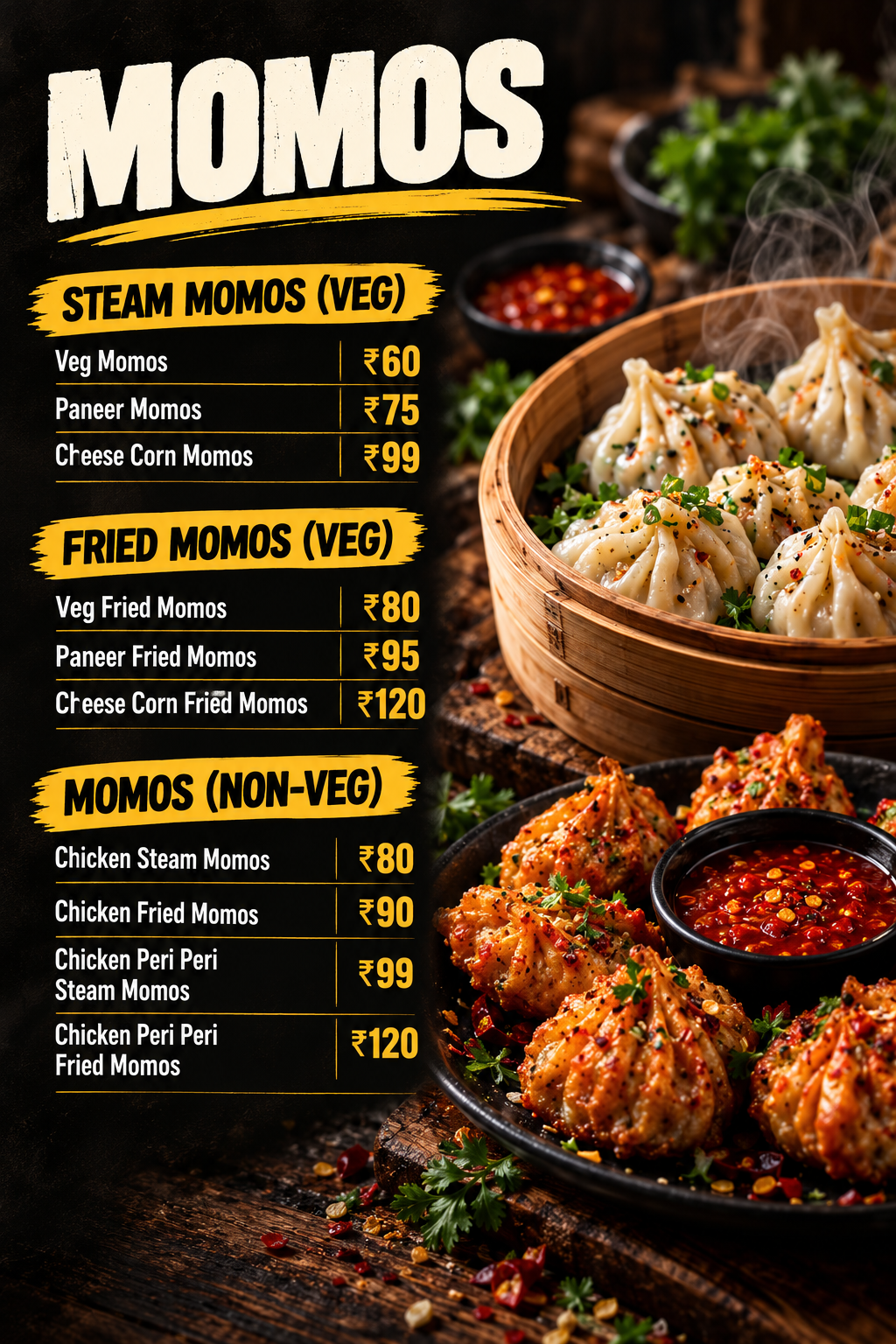Momos Menu